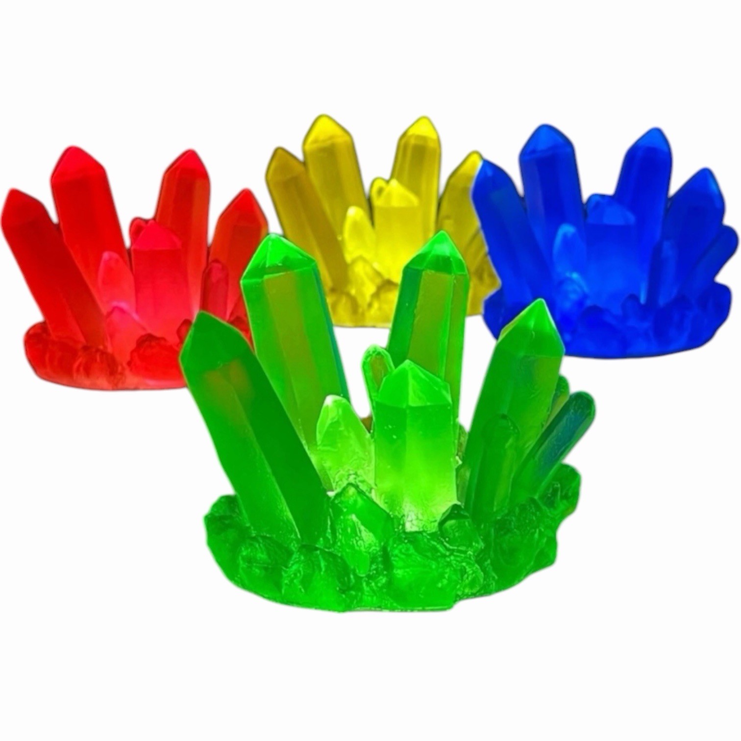 Kryptonite Crystal Resin Figurine Prop w/Bonus Light - Superman -Various Colors