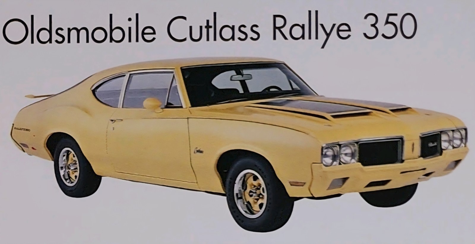 Oldsmobile Cutlass Picture Out of Print Spec Article Sheet Vtg Car Art Decor 