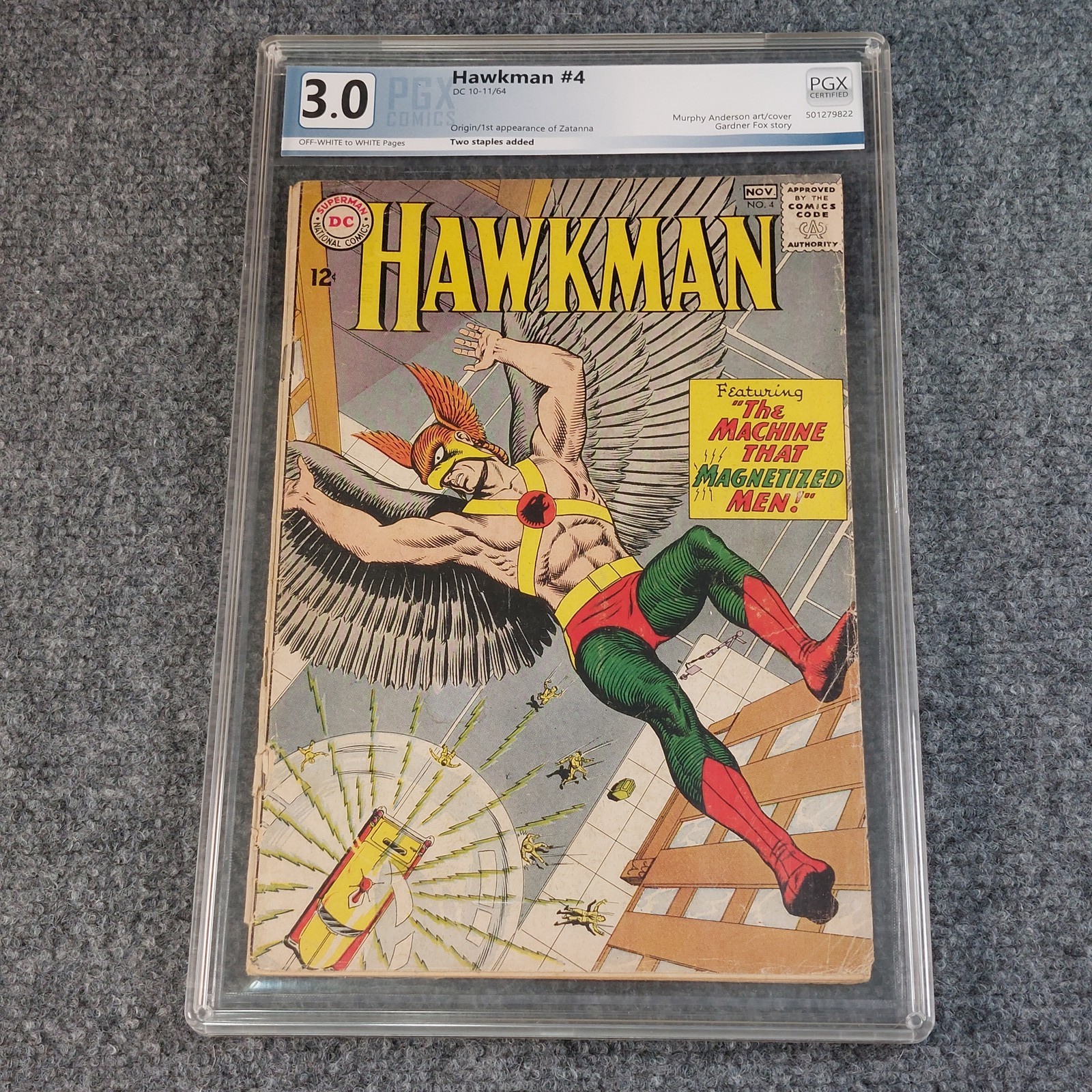 Hawkman #4 3.0 PGX DC Comics 1964 1st appearance of Zatanna