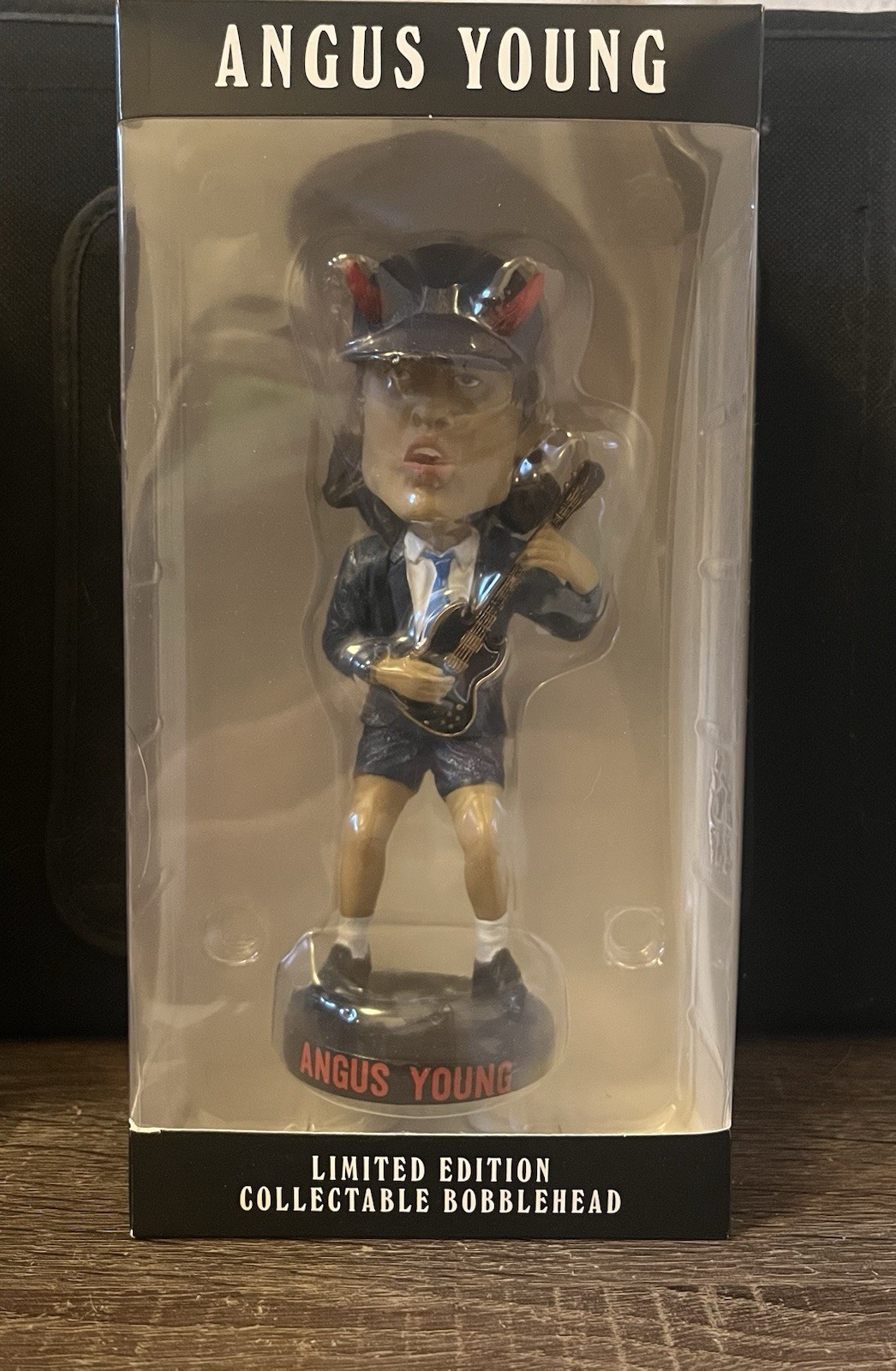 AC/DC Angus Young Officially Licensed Limited Edition Bobblehead NIB PWR/UP Tour
