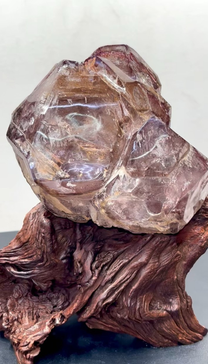 4.18LB Rare Natural Purple Super 7 Skeleton Quartz Crystal Raw Mineral Specimen