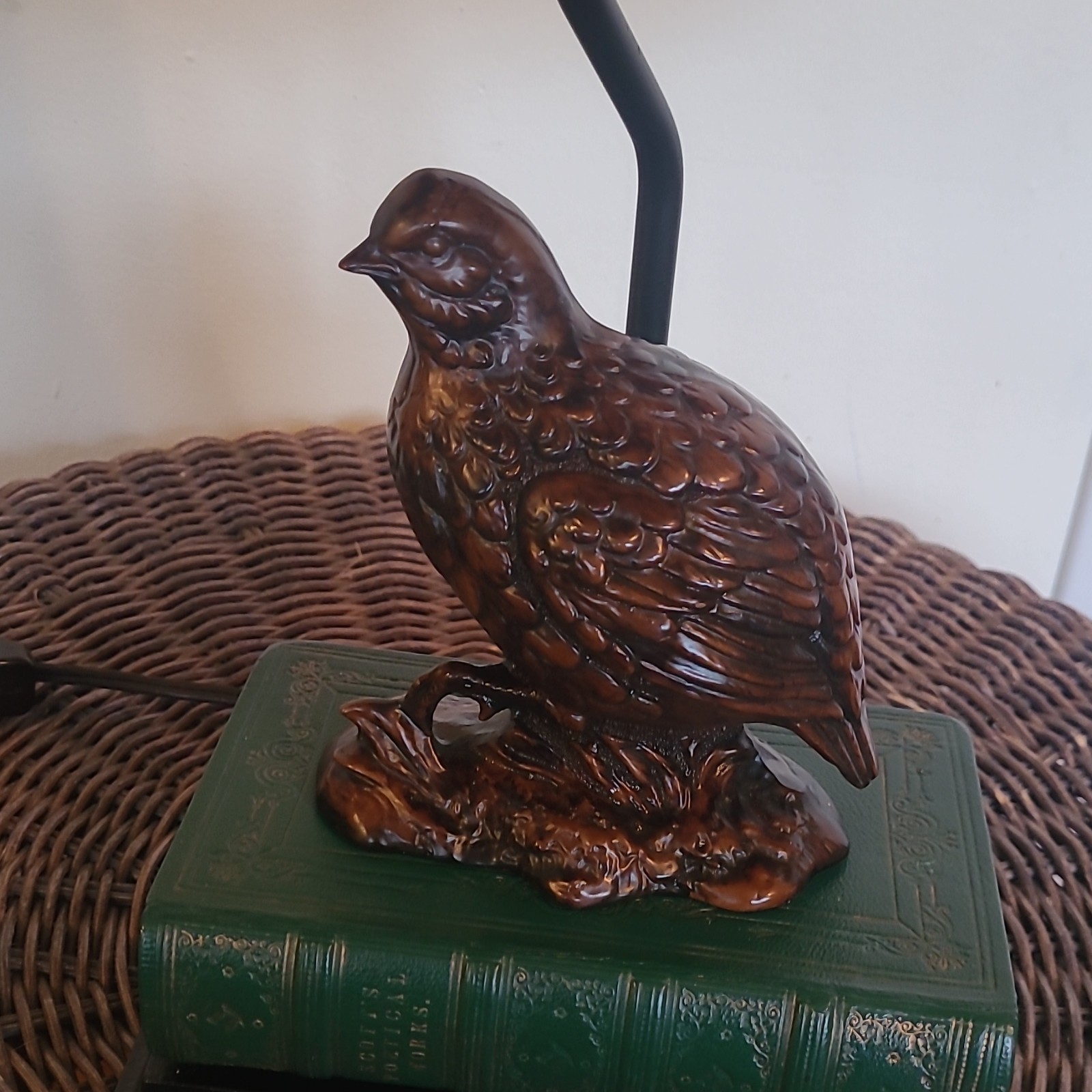 Quail Sculputure Lamp ,Vintage.