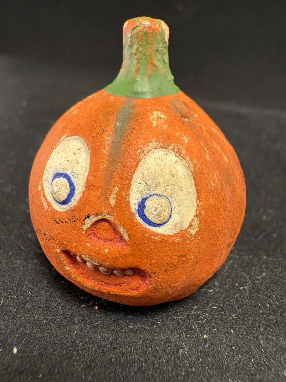 Antique HALLOWEEN JOL Mini CANDY CONTAINER Veggie Man Jack-O-Lantern Germany?