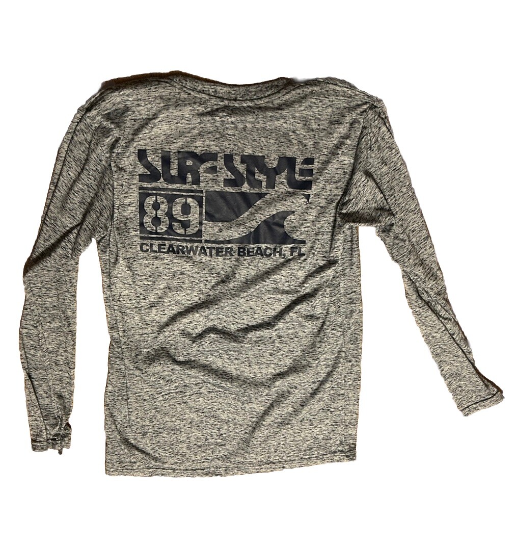 Surf Style Long Sl Shirt M 89 Clearwater Beach Florida Blue Coastal Destination Surf Style Long Sl Shirt M 89 Clearwater Beach Florida Blue Coastal Destination