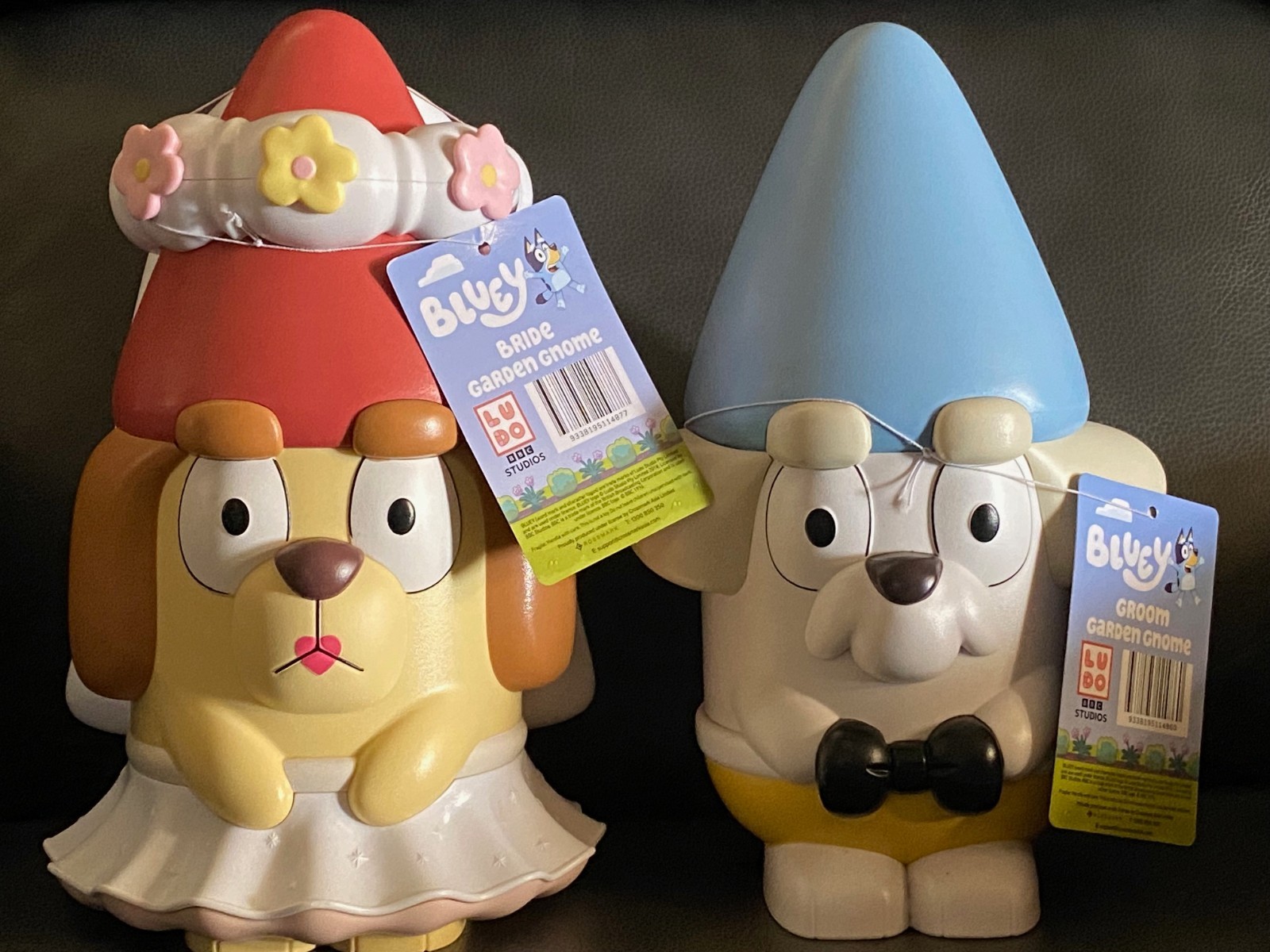 NEW BLUEY GNOME BRIDE AND GROOM - HAMMERBARN GNOMES LIMITED EDITION - WITH TAG