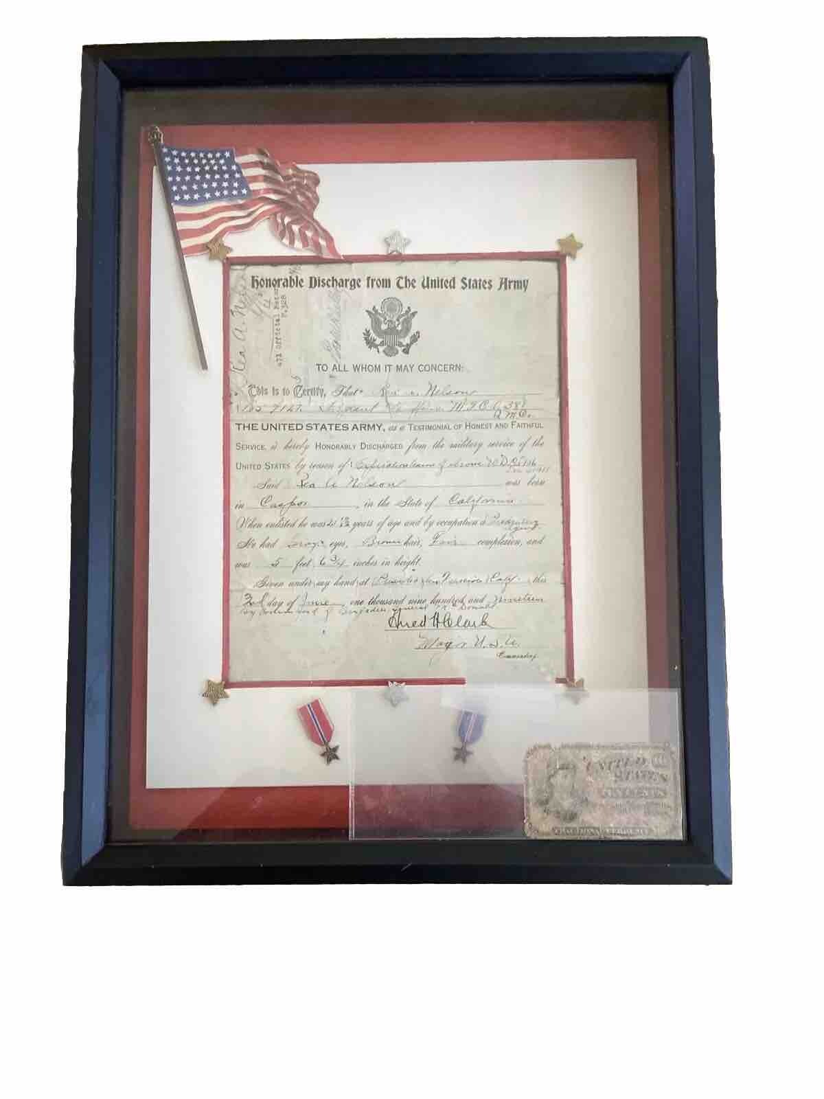1918 Honorable Discharge From The United States Army