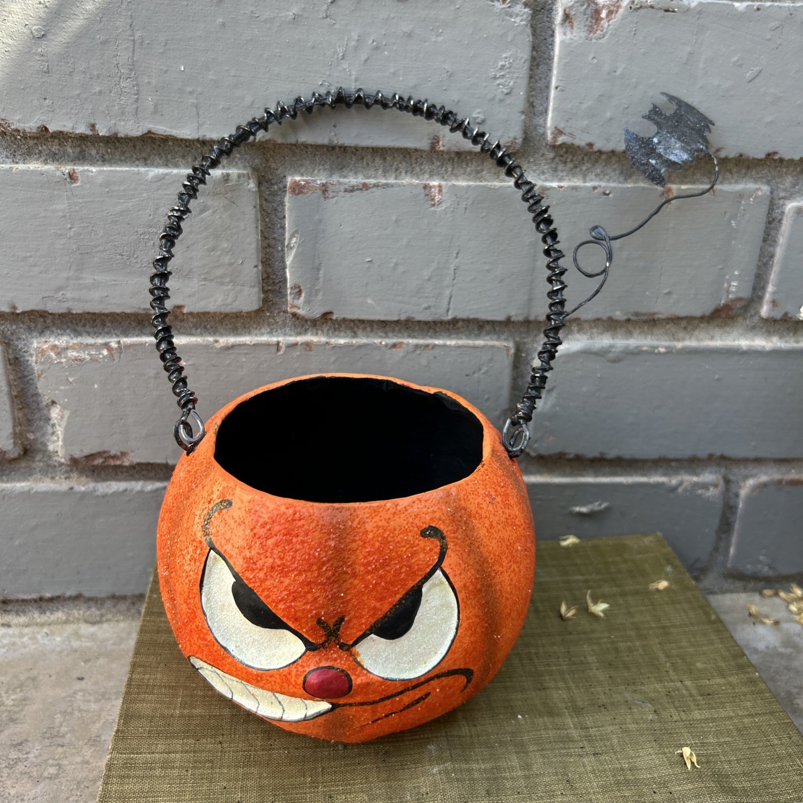 Department 56 Halloween Jack O\'Lantern Candy Bucket