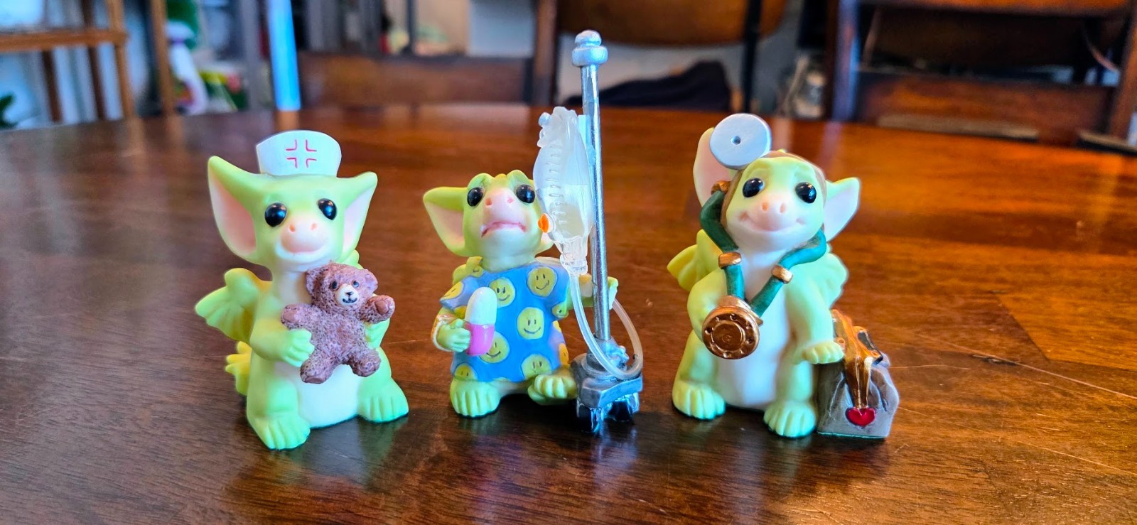 Vintage The Whimsical World Pocket Dragons Patient Doctor Nurse Musgrave Dragon