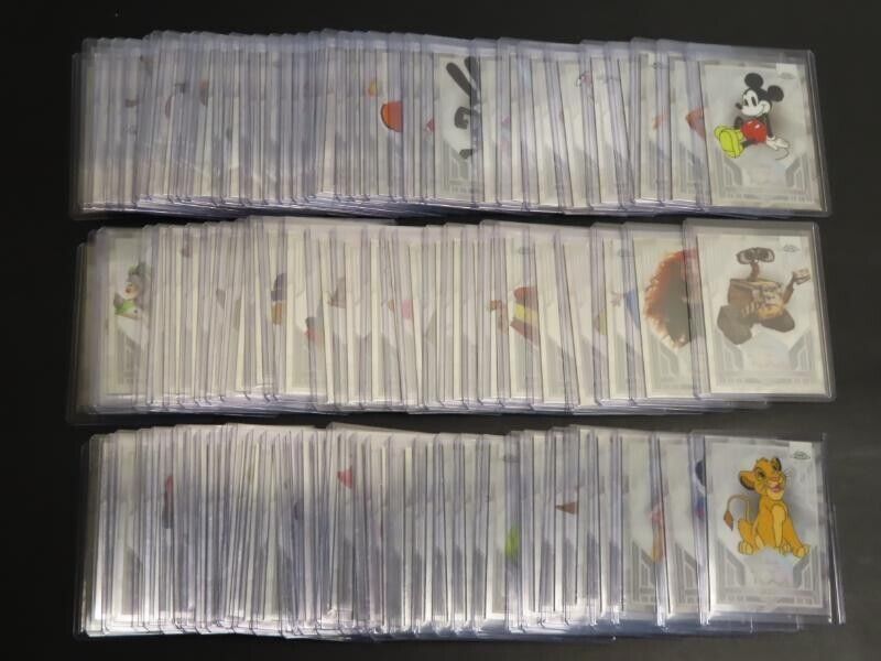 2023 Topps Chrome Disney 100 Complete 100 Card Set Mickey Mouse