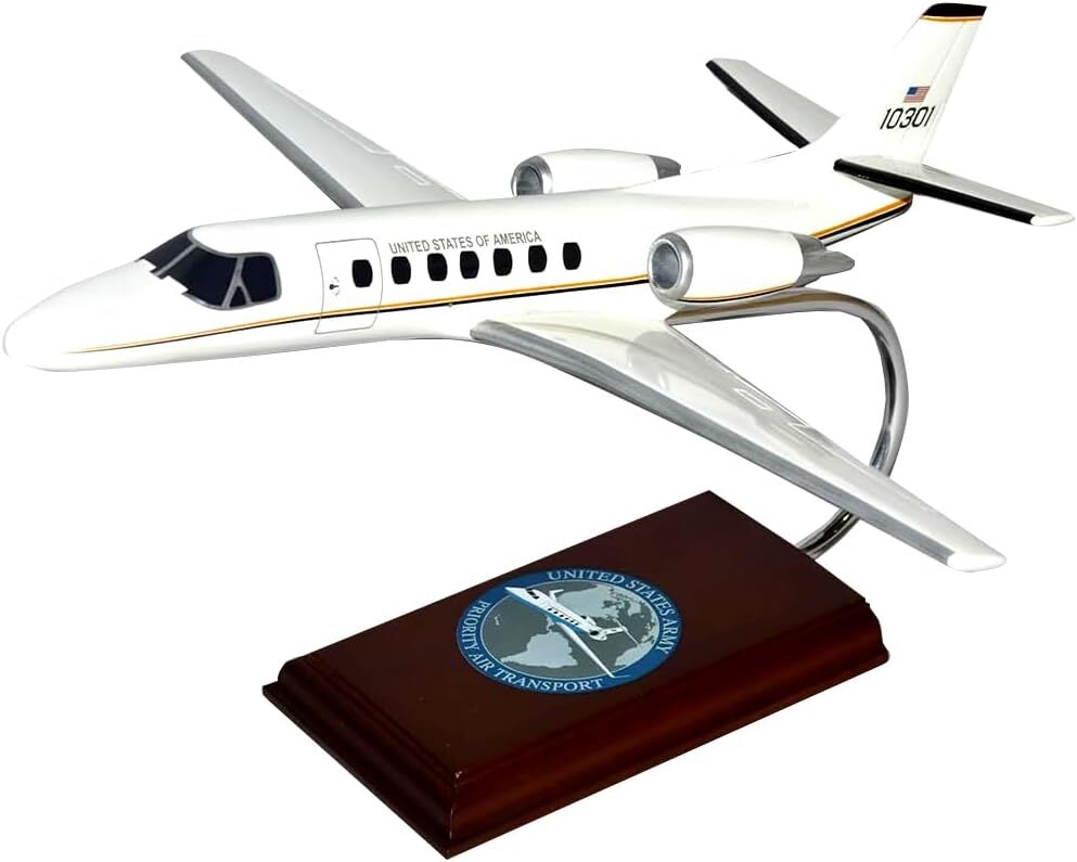 US Army Cessna Citation UC-35 Military Transport Desk Top Model 1/40 SC Airplane