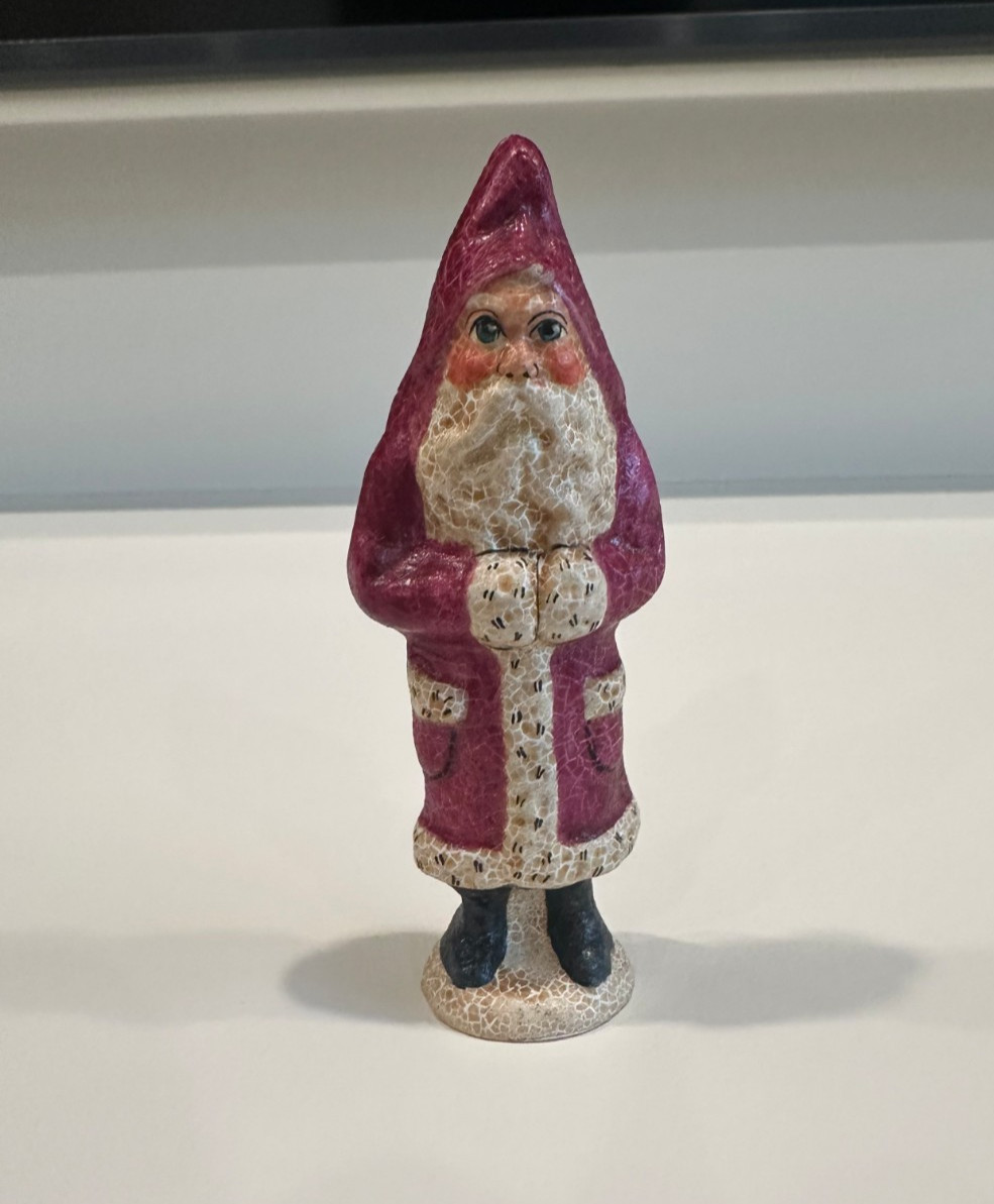 Vintage 1989 Vaillancourt Folk Art Chalkware #51 Christmas in July