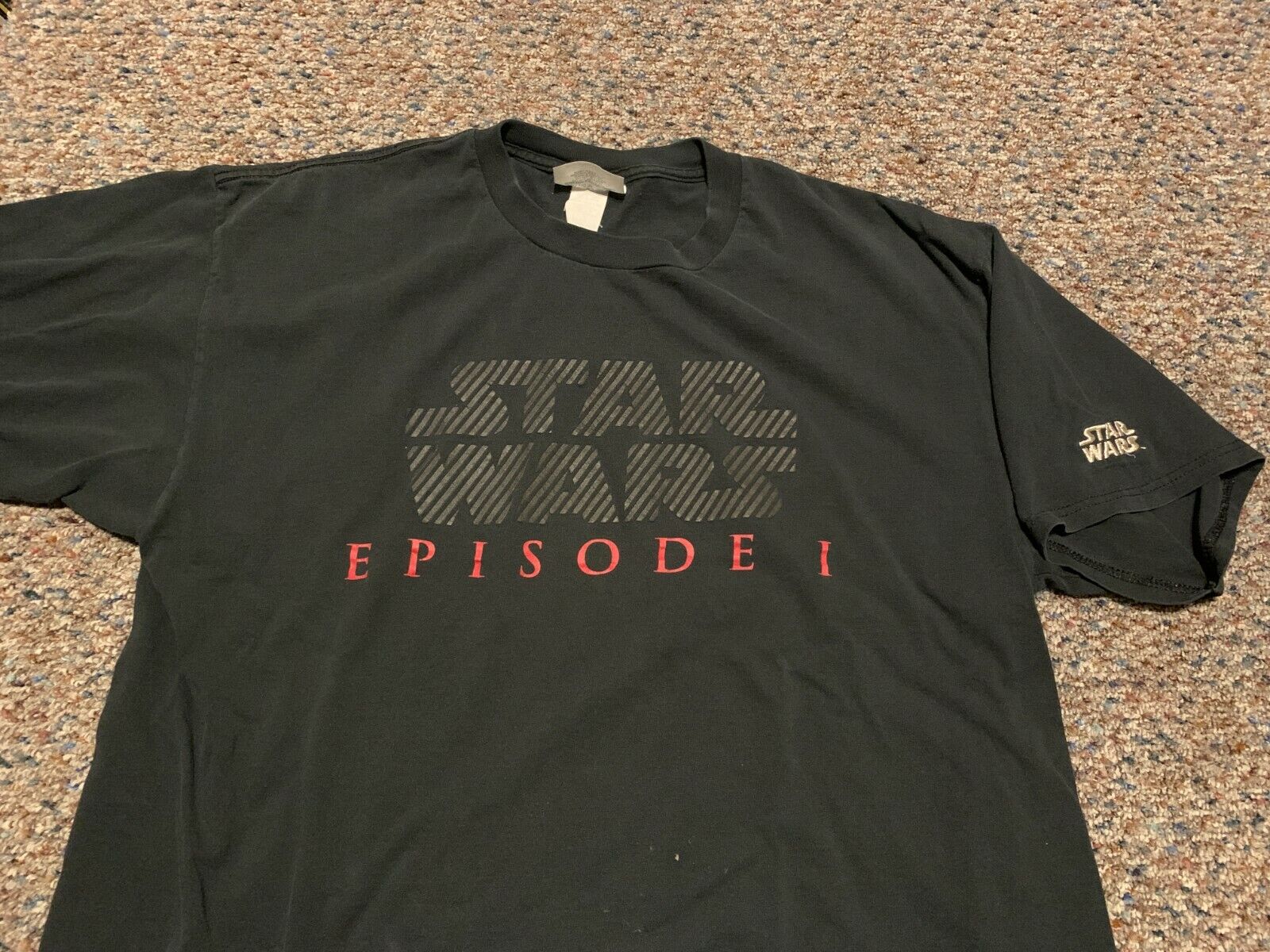 Vintage 90s STAR WARS rare official pre-production EPISODE 1 promo shirt XL1995