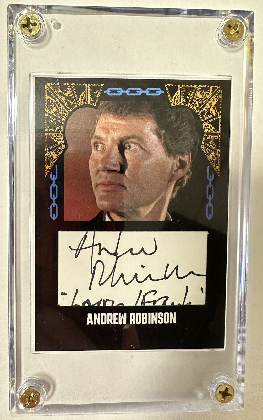 2026 Fright Rags Hellraiser Andrew Robinson Auto w/ Larry/Frank Inscription