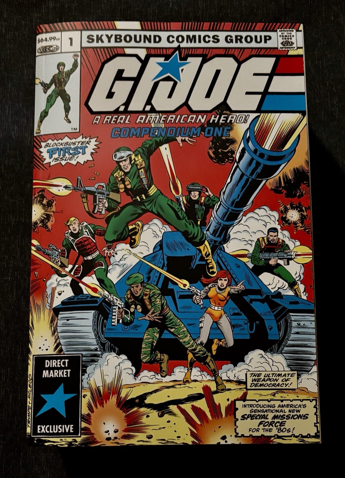 G.I. JOE A REAL AMERICAN HERO Compendium One 1 DM Variant Skybound/Image NM