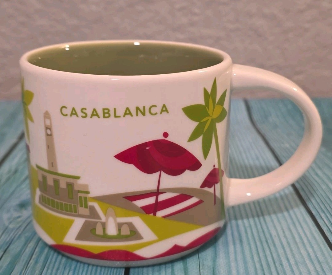 🔥Starbucks CASABLANCA Morocco - You Are Here Collection - Coffee Mug Cup 14oz🔥