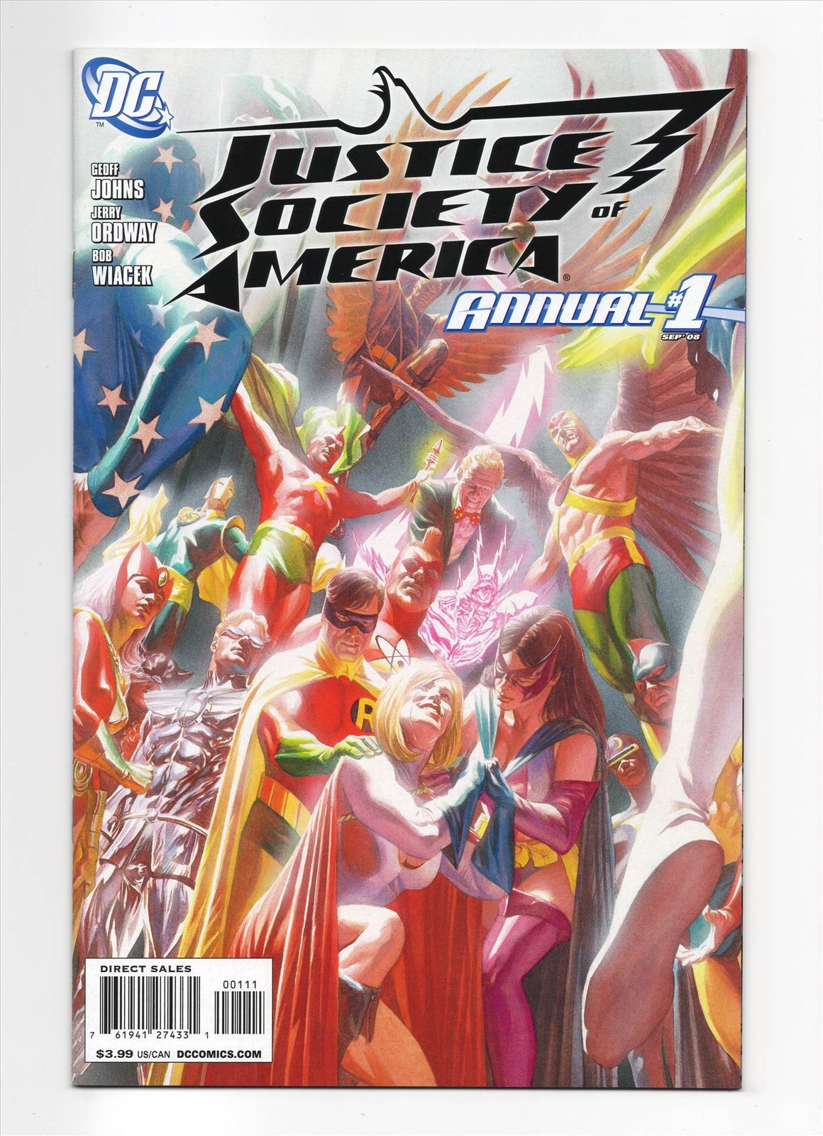 JSA Justice Society of America Annual #1 NM+ 2008 Alex Ross Cover