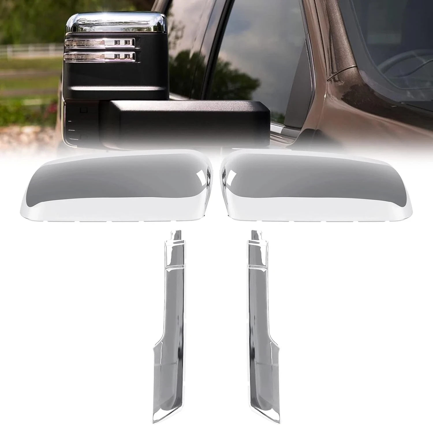 Mirror Cover Cap Replace for 2020-2025 Chevy Silverado/Sierra 2500HD 3500HD Mirror Cover Cap Replace for 2020-2025 Chevy Silverado/Sierra 2500HD 3500HD
