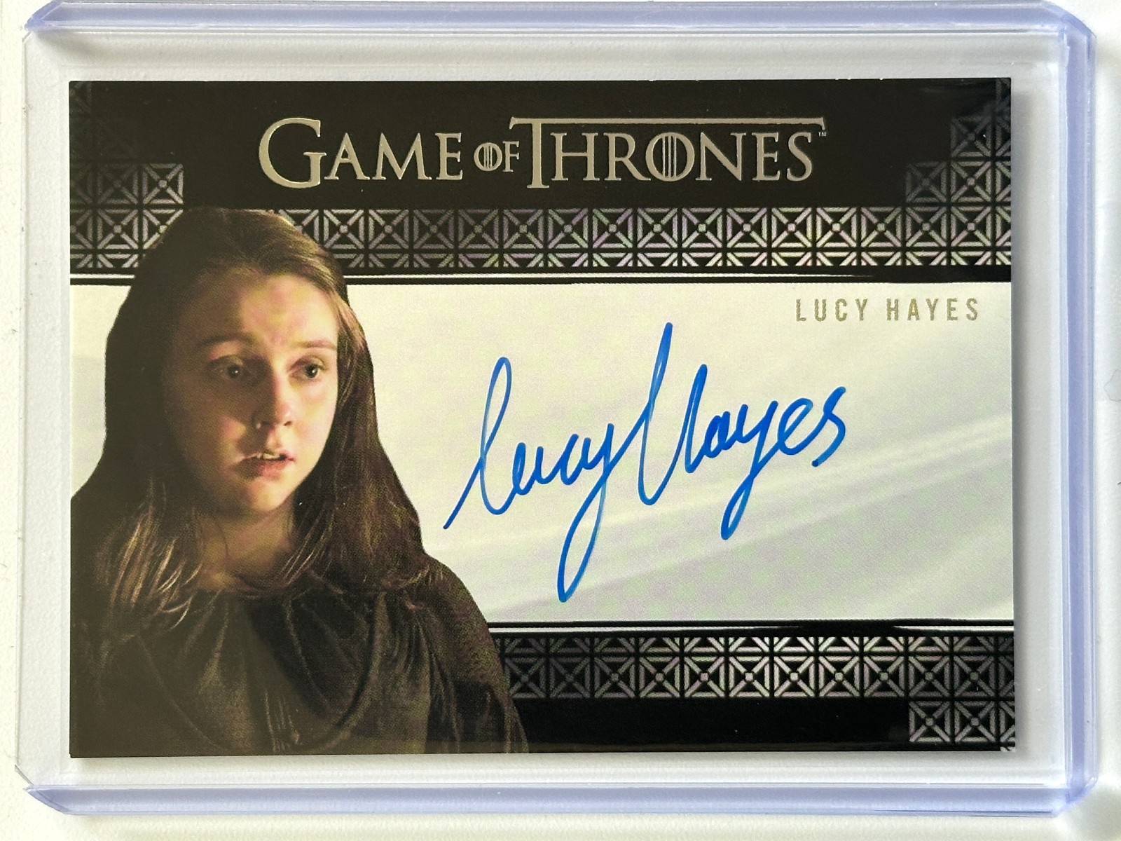 Lucy Hayes, Valyrian Steel Autograph, Game of Thrones, Legends of the Realm
