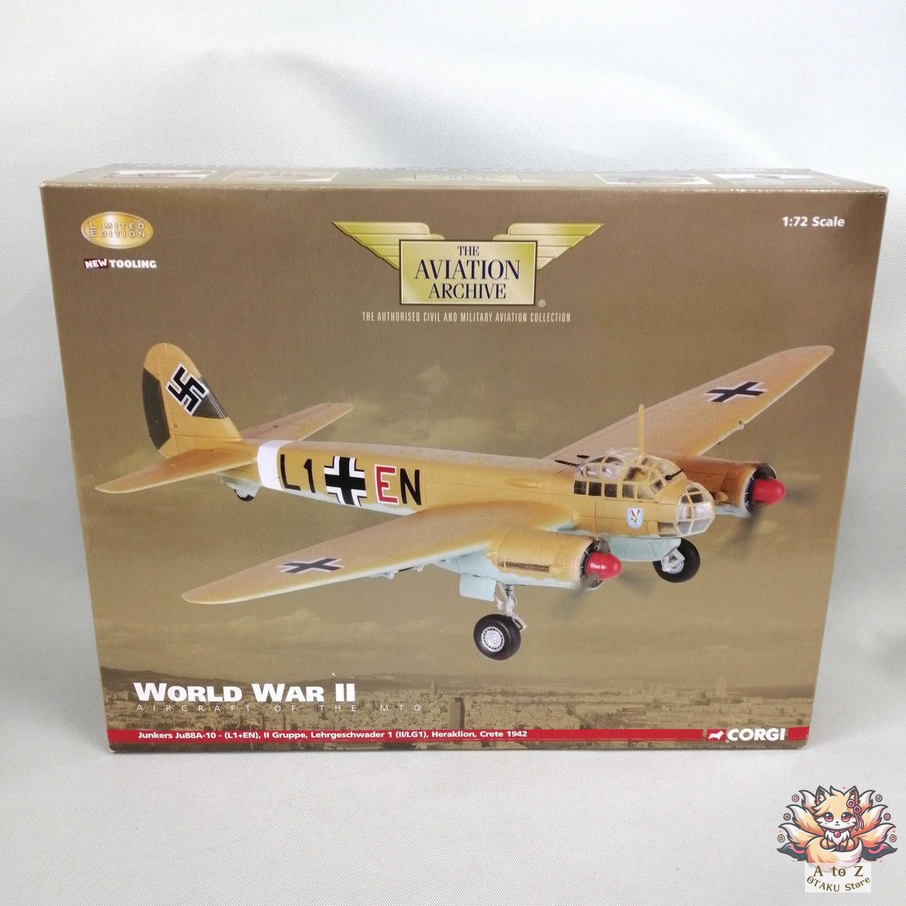 CORGI AA36701 JU88A-10 Military Aircraft Mini Figure