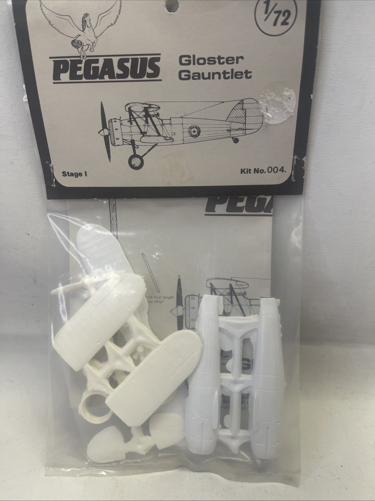 Pegasus gloster gauntlet 1/72 Model Kit. New .