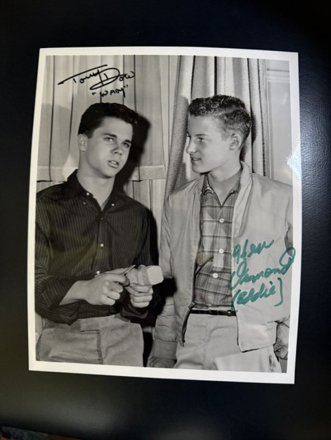TONY DOW & KEN OSMOND Signed Autographed photo -Leave It to Beaver + IPI COA