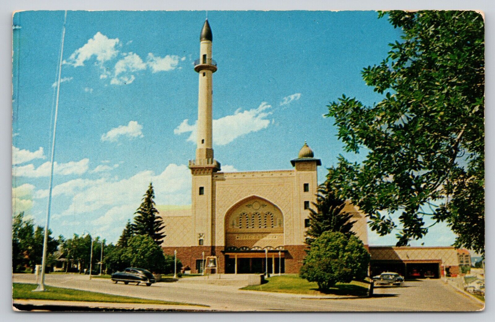 Postcard MT Montana Helena Civic Center UNP B4