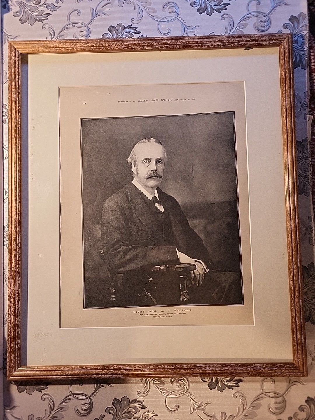 1900 Portrait A. J Balfour