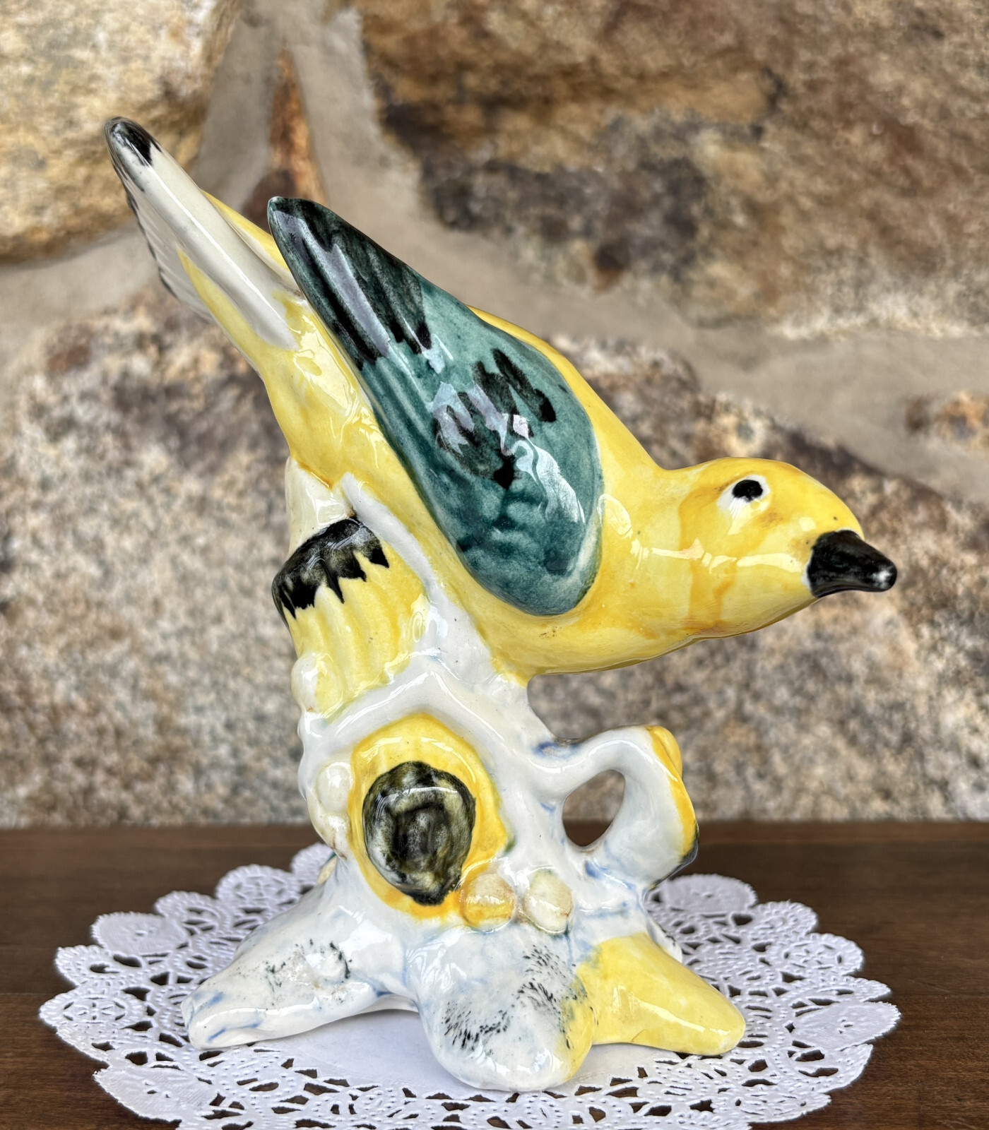 Stangl Bird Figurine - #3447,  Hand Painted Yellow Warbler, Vintage - 5
