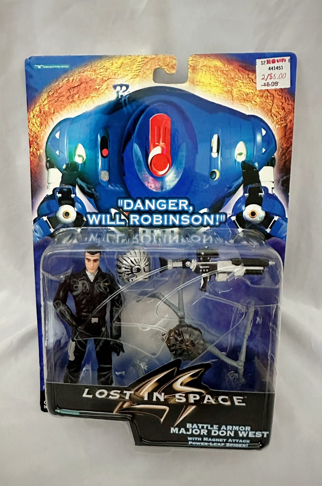 Trendmasters Lost in Space Major Don West Battle Armor Action Figure Movie