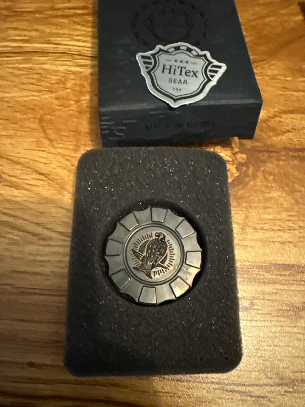 HiTex Gear x Neil Kamimura Eagle Chip TRD Fallout Titanium EDC Chip - New in Box