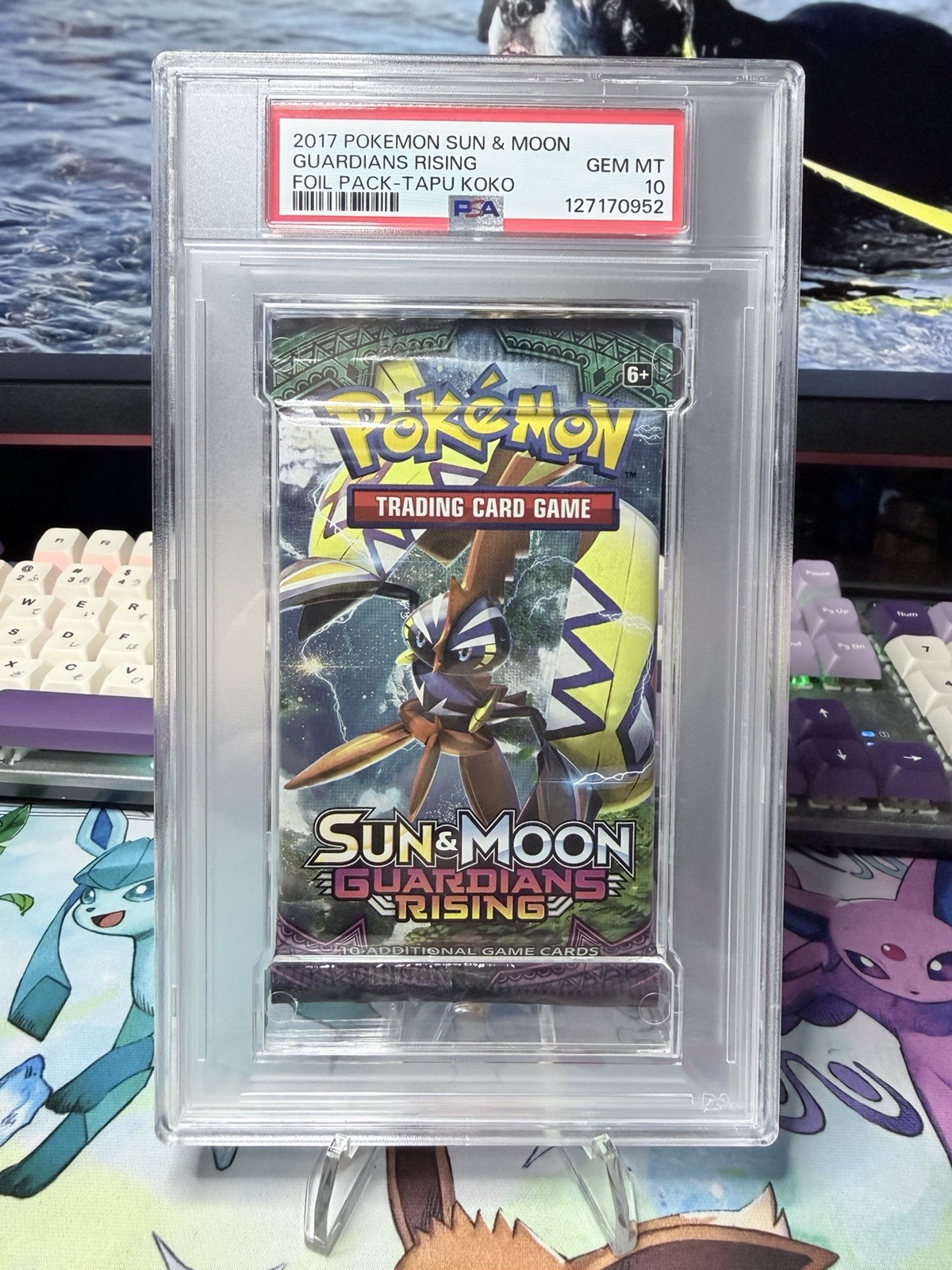 2017 Pokemon Guardians Rising Tapu Koko Booster Pack PSA 10 GEM MINT