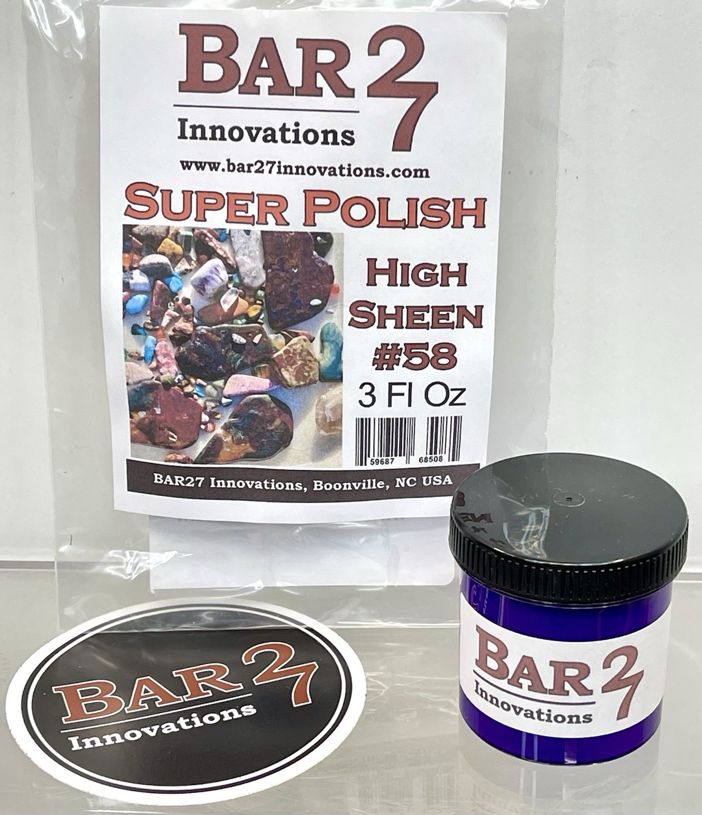 Bar27 Rock Tumbling Super Polish for 6lb Tumblers Polishing Paste Grit USA Bar27 Rock Tumbling Super Polish for 6lb Tumblers Polishing Paste Grit USA