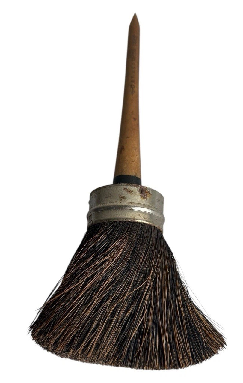 Antique A.T. & S.F. RY.CO Railroad Atchison Topeka Santa Fe Railway Brush