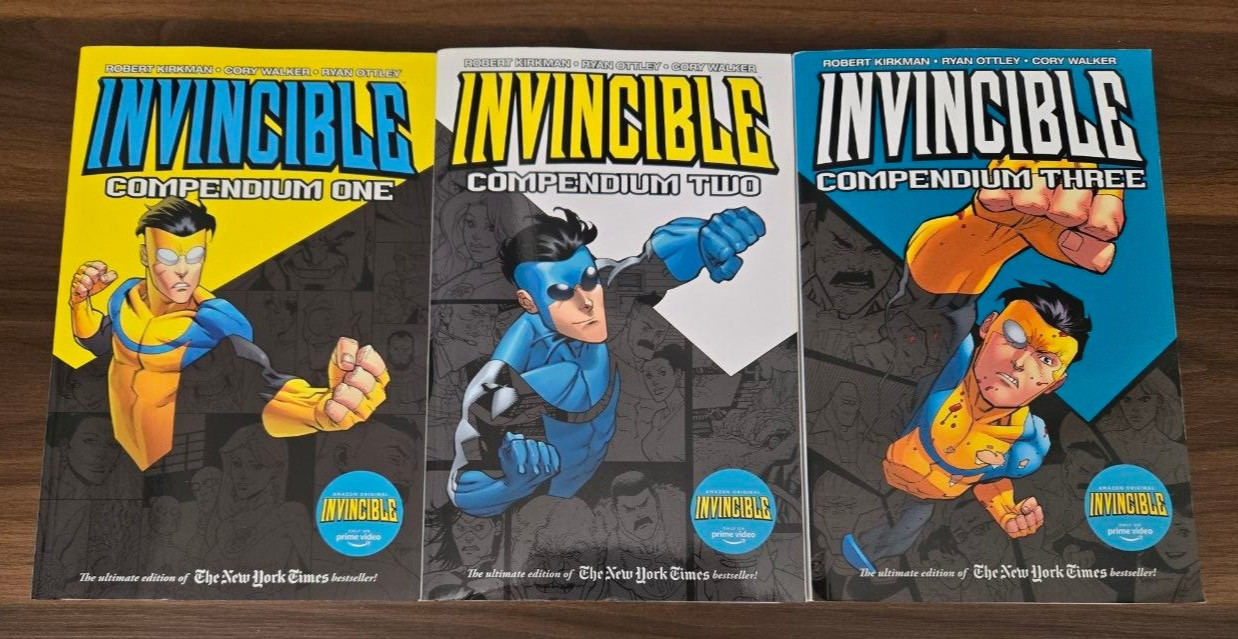 Invincible Compendium 1-3 Complete Set 1 2 3 Kirkman Ottley Image Amazon NEW Invincible Compendium 1-3 Complete Set 1 2 3 Kirkman Ottley Image Amazon NEW