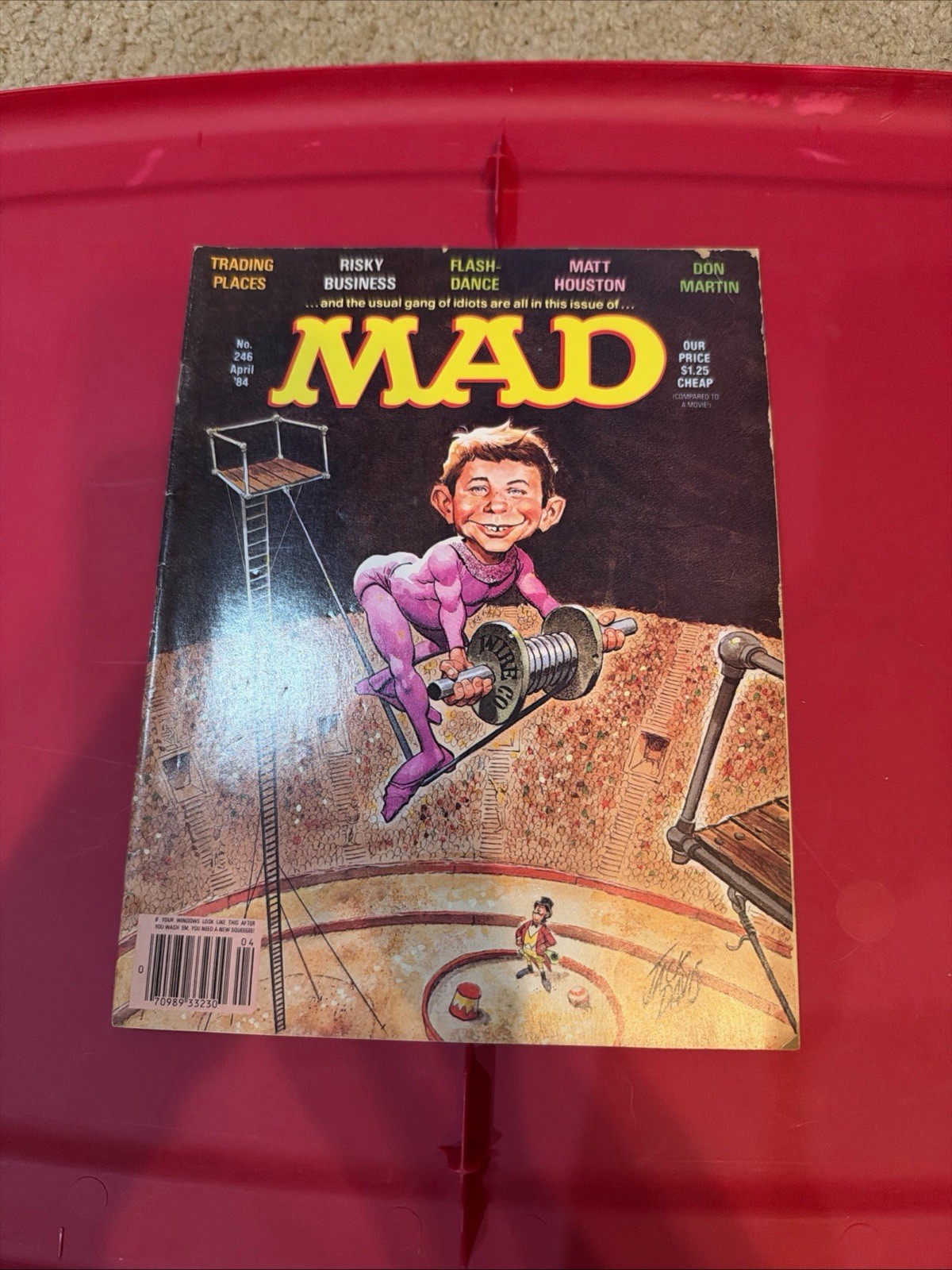 MAD Magazine #246 April 1984 Trading Places Risky Business Flashdance Jack Davis