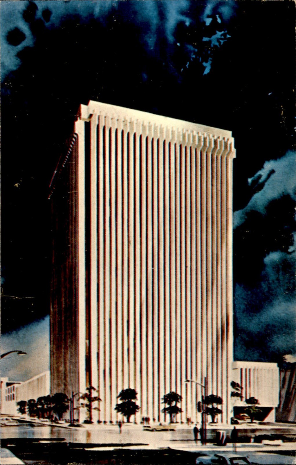 FIRST NATIONAL BANK, downtown Lincoln, Nebraska, DAVID H. MURDOCK Postcard