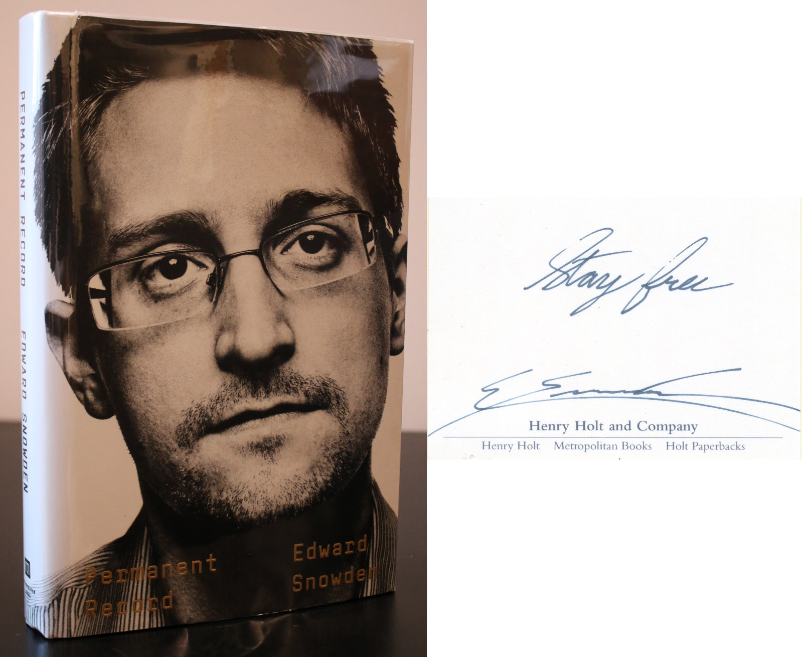 Edward Snowden ~ Signed Autographed \