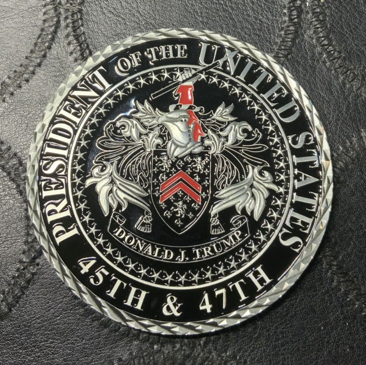 President Donald Trump Collectible Coin 3” Silver Variant