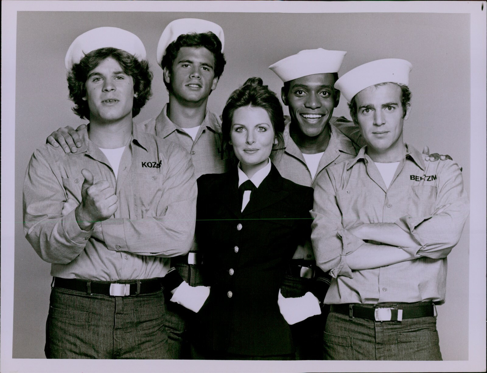 LG862 Original Photo DEBORAH RYAN Beautiful Hollywood Actress Handsome Sailors