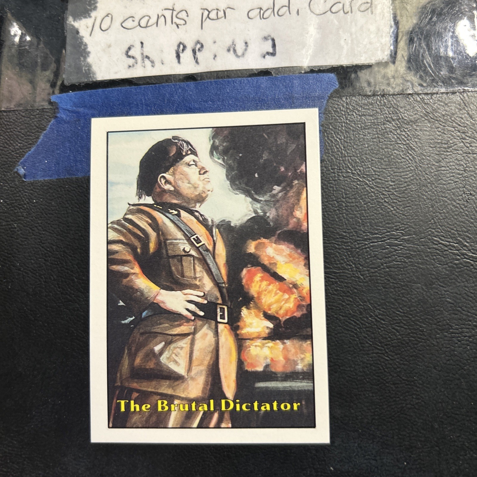 C37d Terrorist Attack Piedmont Candy Co. 1987 #9 Benito Mussolini Italy C37d Terrorist Attack Piedmont Candy Co. 1987 #9 Benito Mussolini Italy