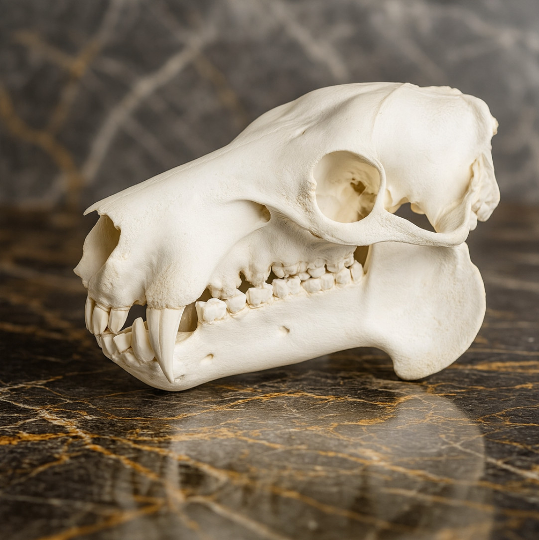 Life-Size Pygmy Hippopotamus Skull Replica - Anatomical Model Life-Size Pygmy Hippopotamus Skull Replica - Anatomical Model
