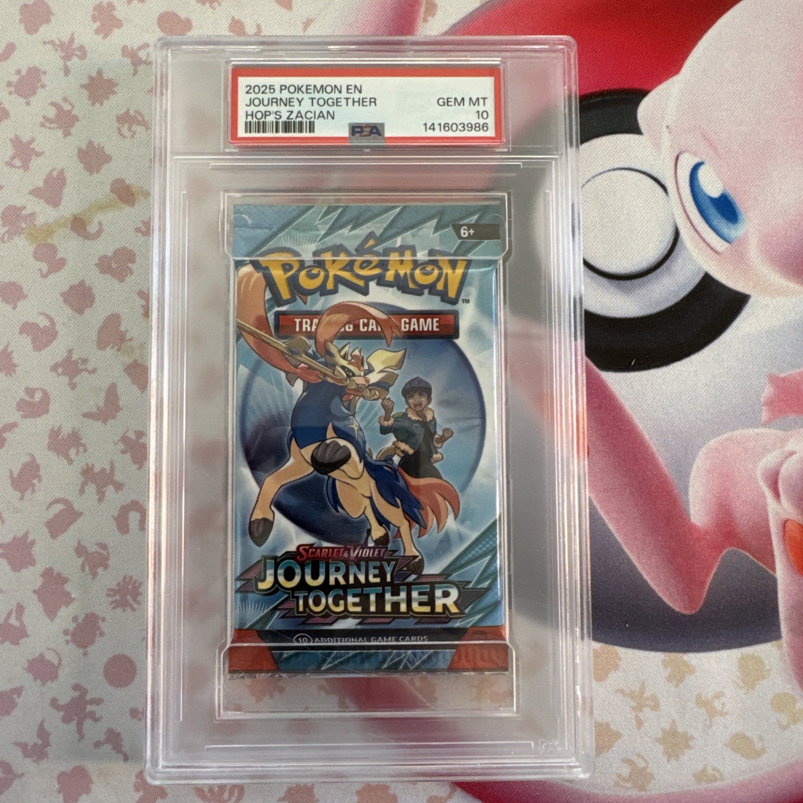PSA 10 Pokemon TCG Journey Together Hop’s Zacian Booster Pack Gem Mint PSA 10 Pokemon TCG Journey Together Hop’s Zacian Booster Pack Gem Mint