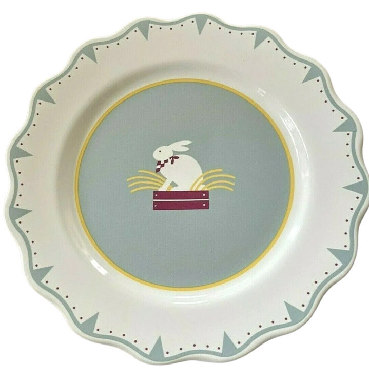 Vandor Pelzman Designs Vintage 1986 Porcelain Scalloped Rim \
