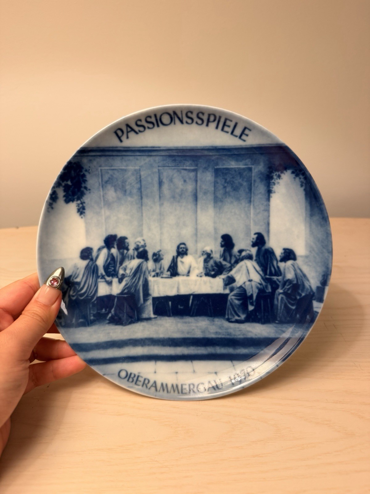 1970 Kaiser Passionsspiele (Passion Play) Oberammergau Decorative Plate