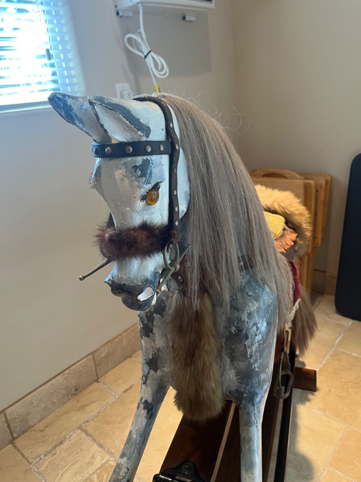 Vintage  English Rocking Horse ( Most Likely G & J Line - no stamp) 