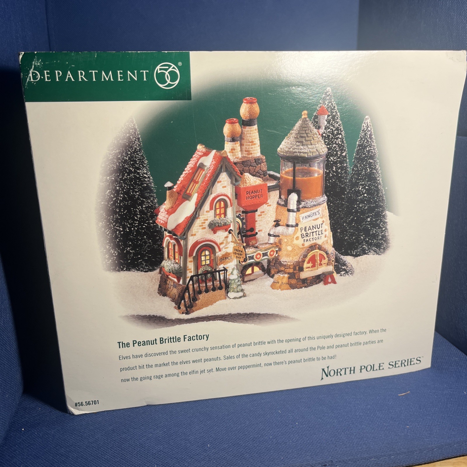 Vintage 1999 DEPT 56 NORTH POLE SERIES The Peanut Brittle Factory #56.56701
