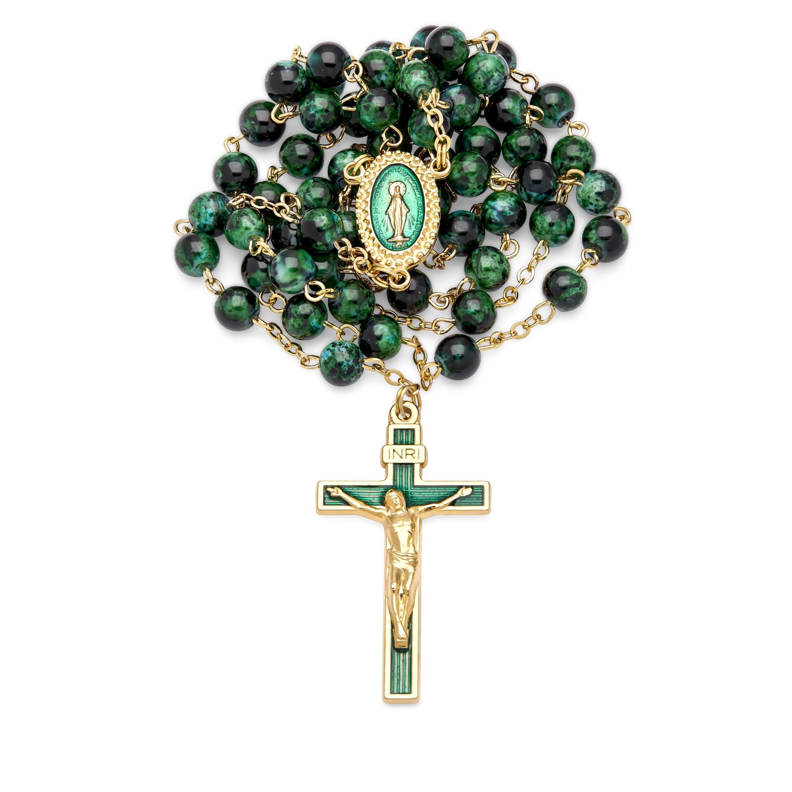 Mondo Cattolico Rosary Beads catholic for Women and Men from Vatican, Miraculous