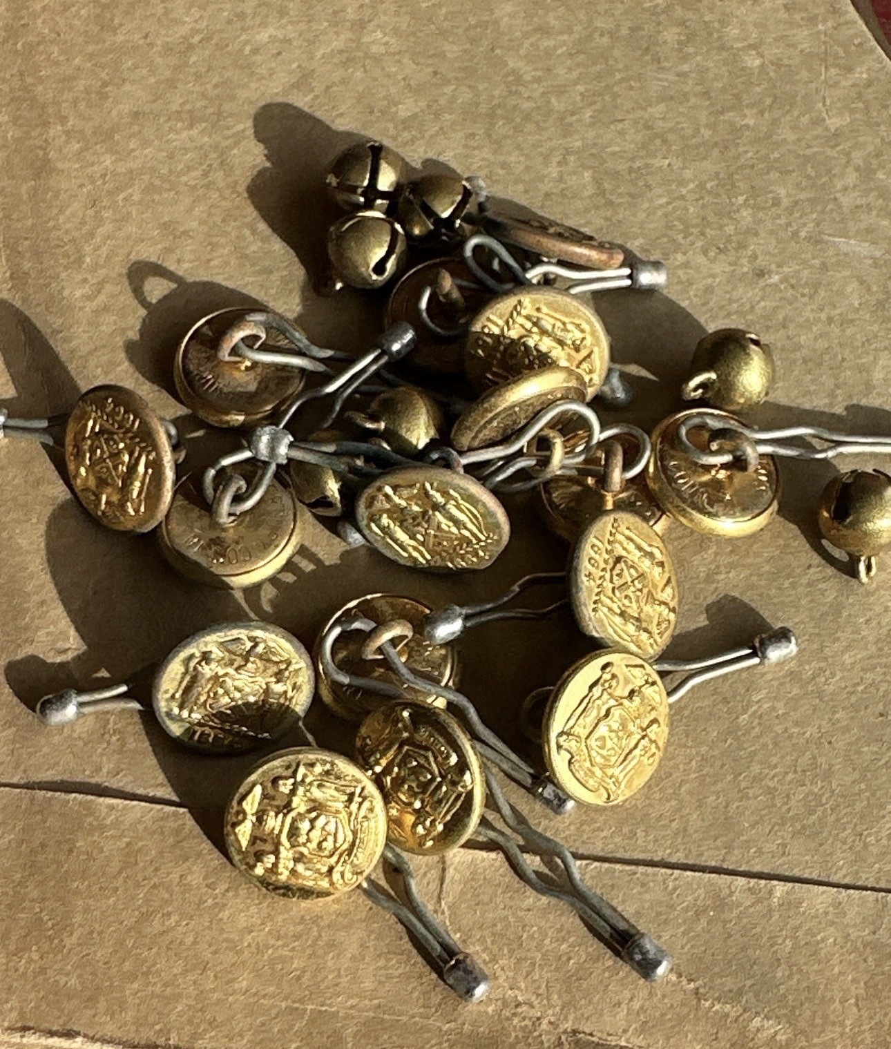 NYPD Vintage Brass Uniform Button 5/8