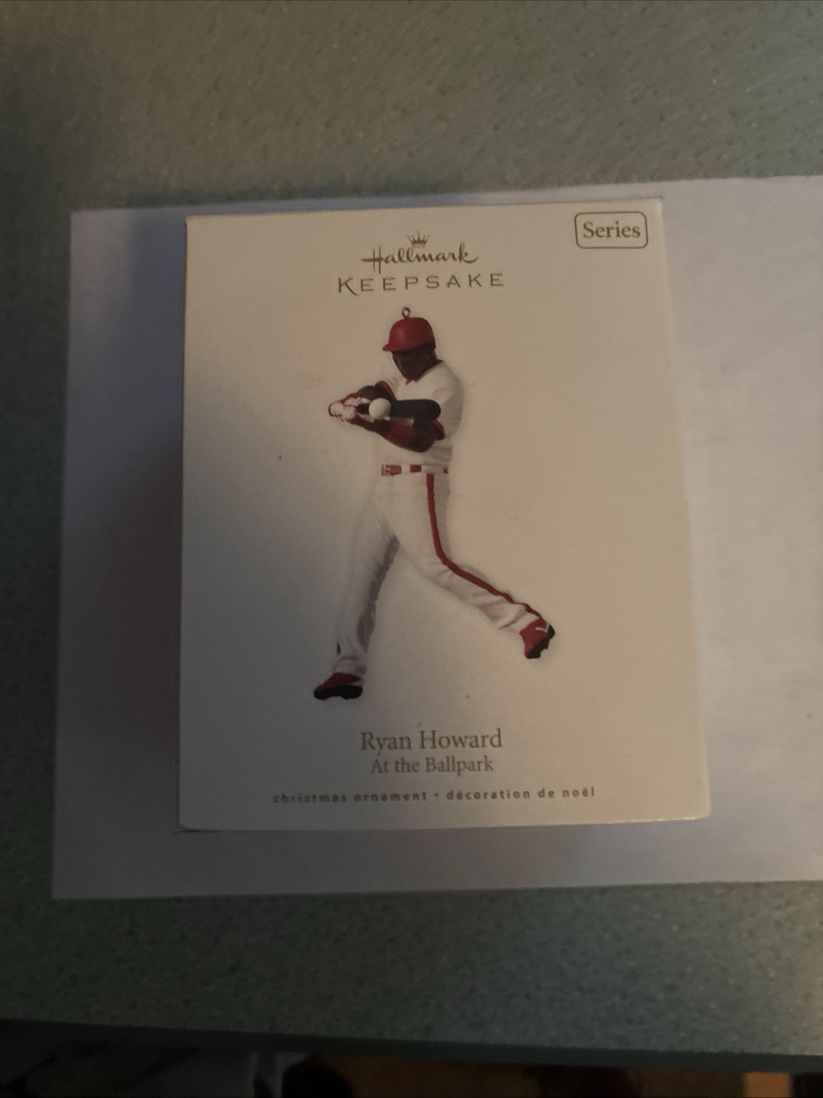 Hallmark Keepsake - Ryan Howard At the Ballpark Ornament - 2010