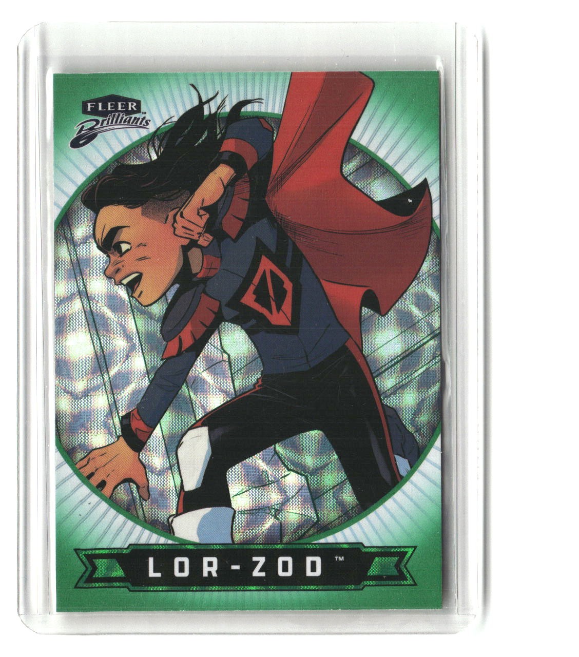 Lor-Zod 2025 Fleer Brilliants Superman Green Kryptonite